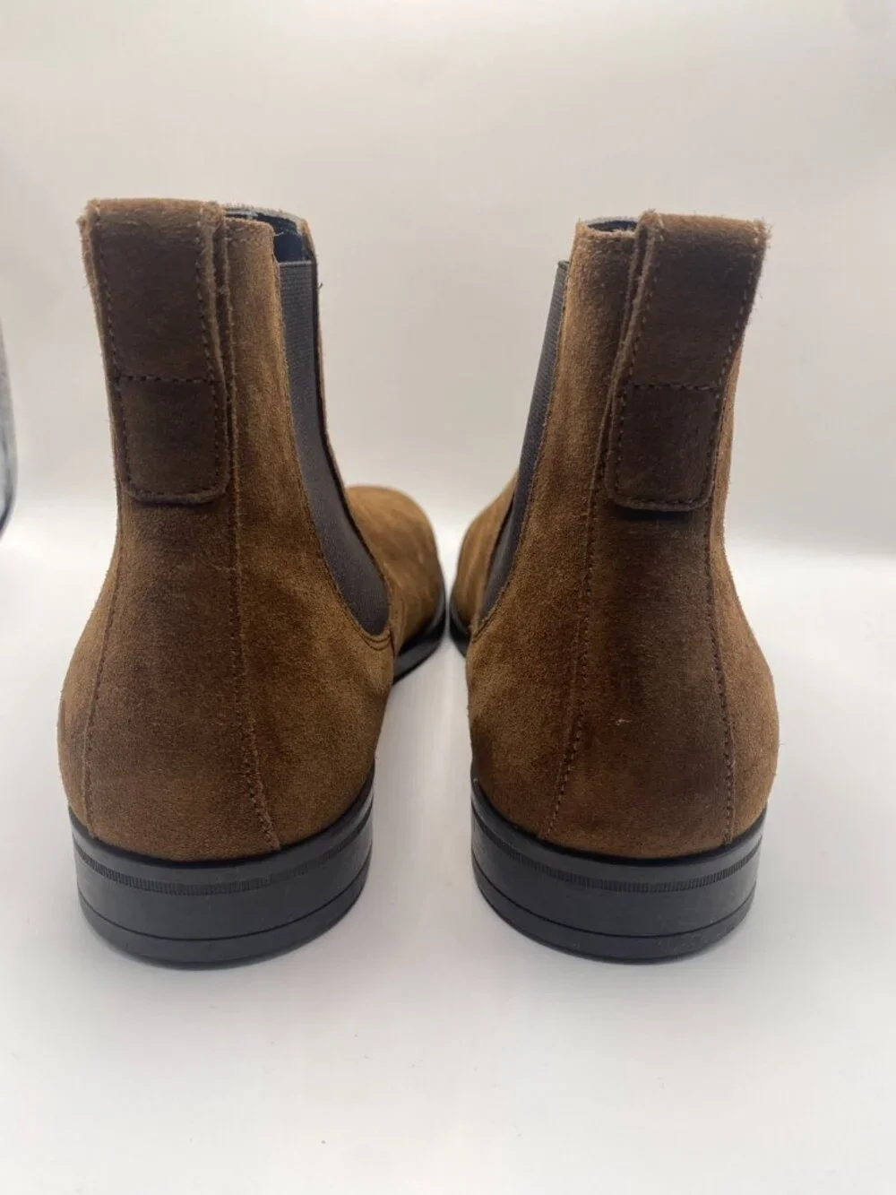 To Boot New York Mens Kelley Suede Chelsea Boots Brown Size 9
